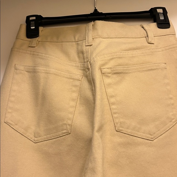 Light Yellow Lizwear Jeans High-Waisted Pants - Picture 4 of 5